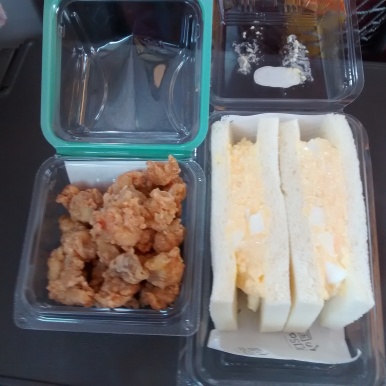Train Meal: Chicken and Egg Salad